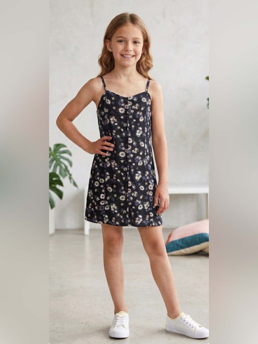 Art Class Daisy Floral Dress